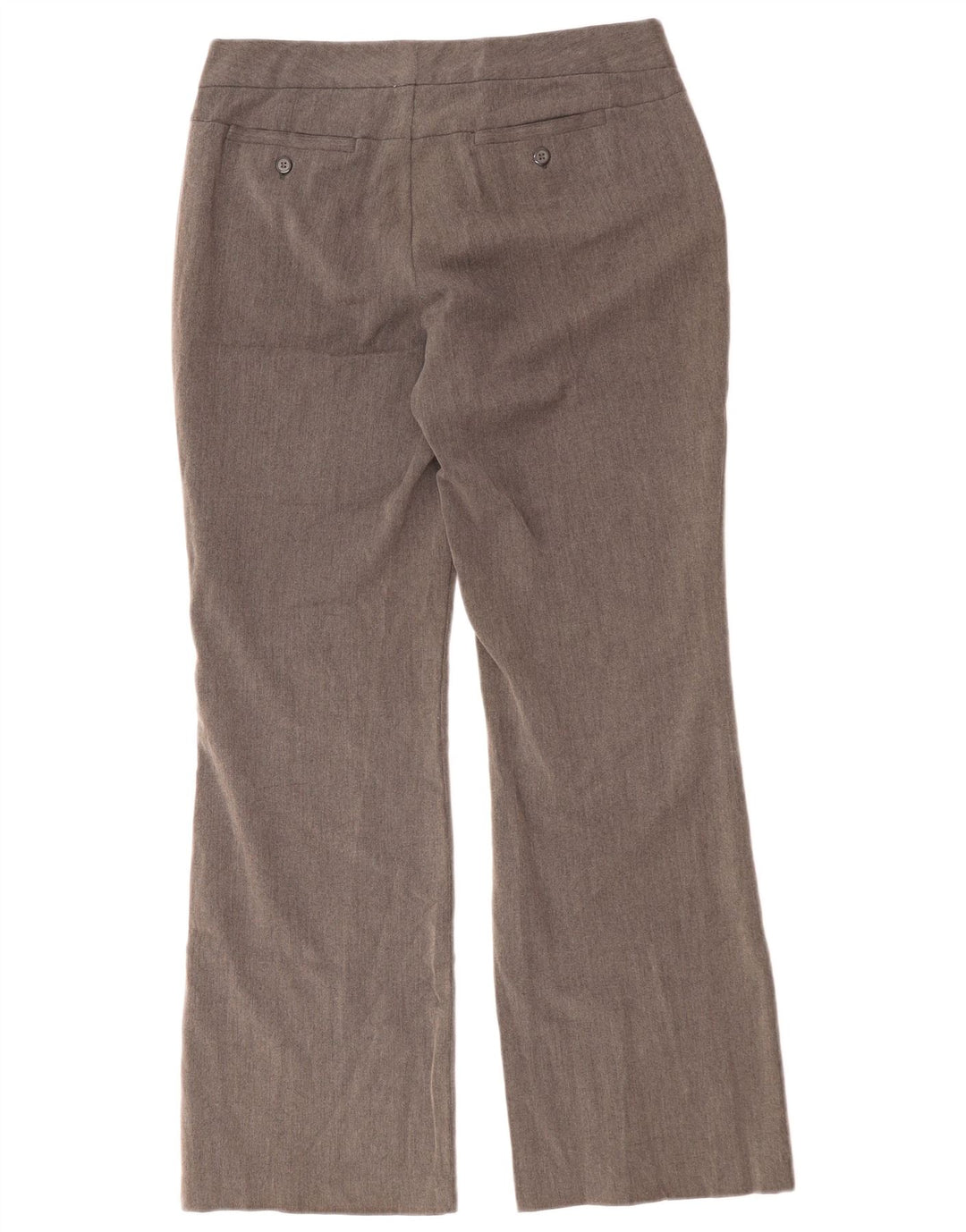 Calça casual feminina Dockers cintura média US 8 médio W33 L32 poliéster marrom