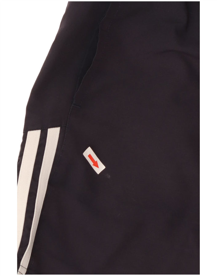 Shorts esportivos masculinos Adidas médio azul marinho poliéster