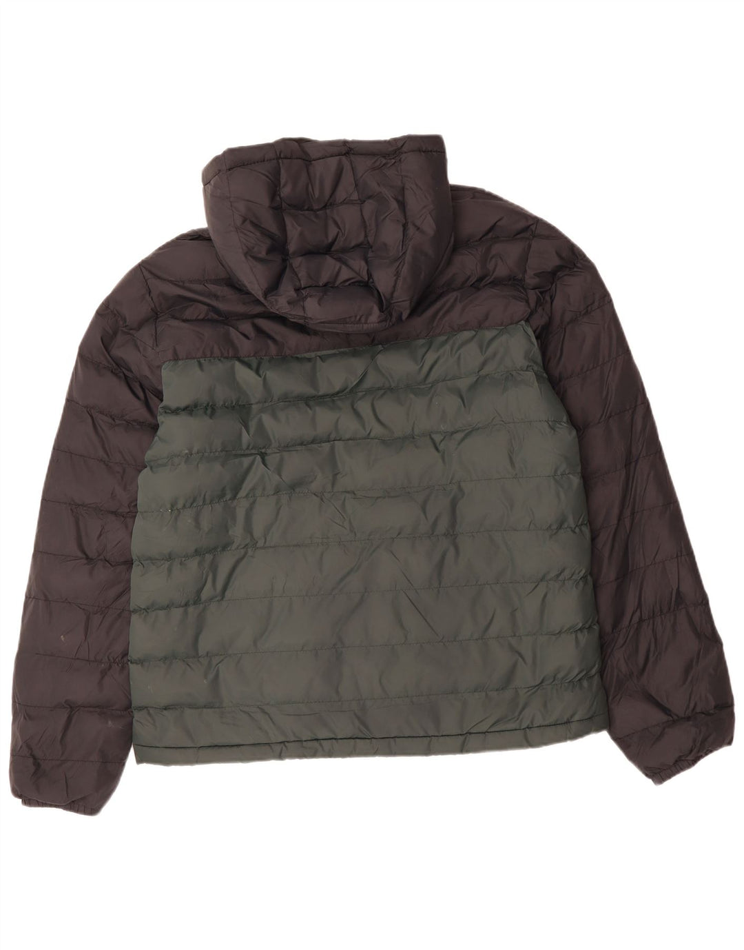 Jaqueta masculina acolchoada com capuz MOUNTAIN WAREHOUSE Reino Unido 40 grande bloco colorido verde