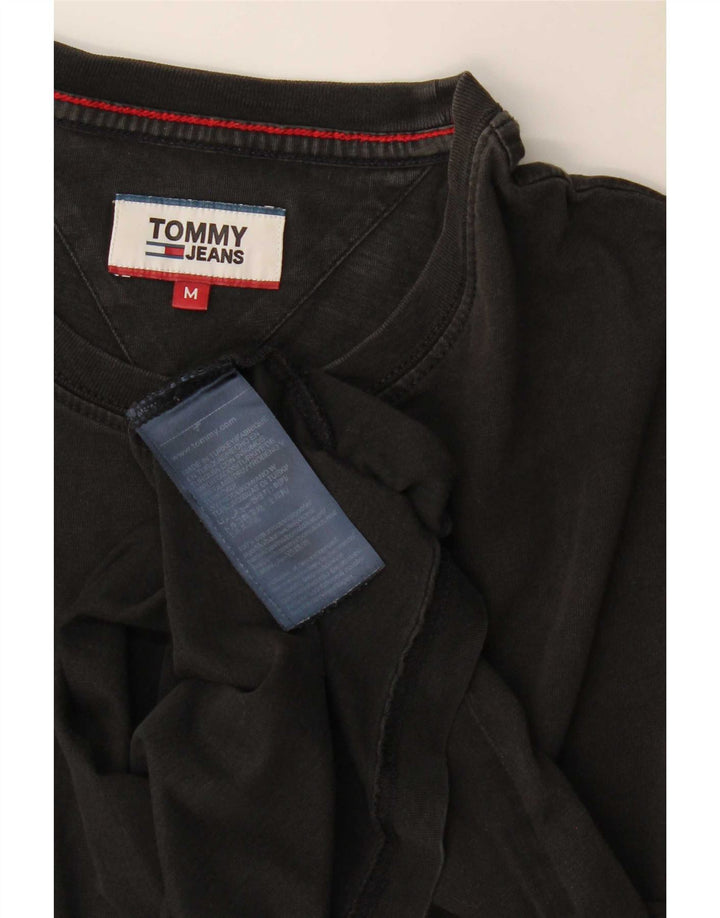 Camiseta masculina Tommy Hilfiger Top médio algodão preto
