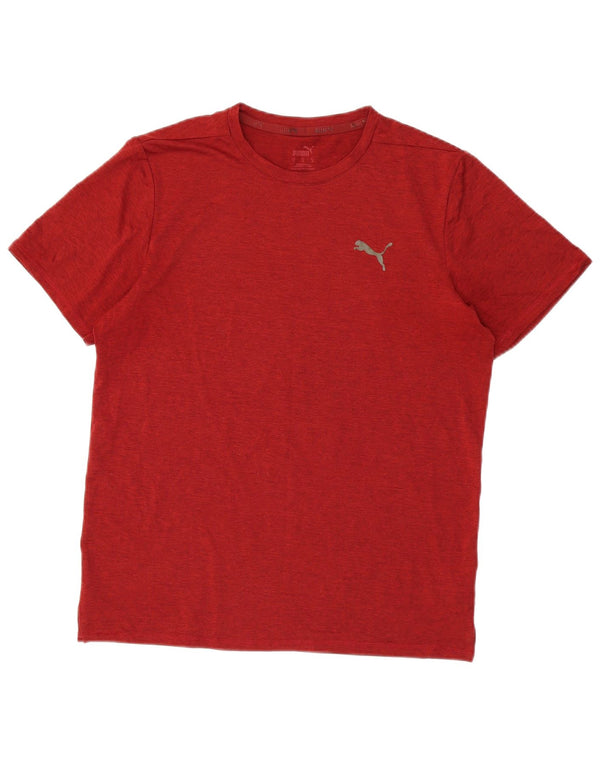Puma Camiseta Masculina Top Médio Poliéster Vermelho