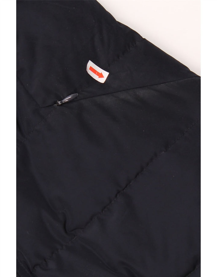 Casaco acolchoado com capuz para meninas Armani Junior 13-14 anos azul marinho poliéster