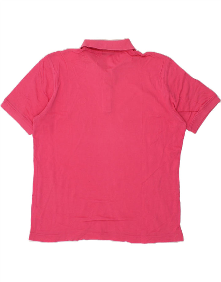 SERGIO TACCHINI Mens Polo Shirt IT 50 Medium Pink Cotton Vintage Sergio Tacchini and Second-Hand Sergio Tacchini from Messina Hembry 