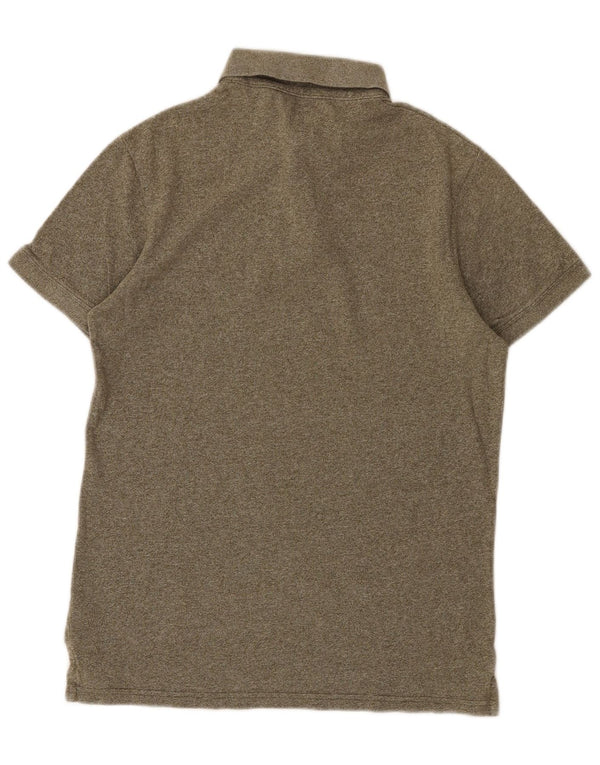 Camisa polo masculina Jack Wills XS cáqui algodão manchado