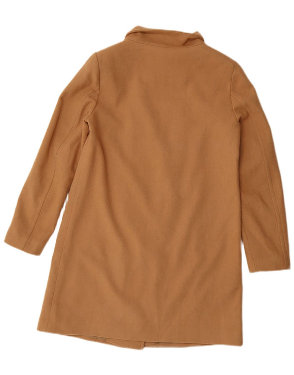 Sobretudo feminino United Colors of Benetton Reino Unido 8 Lã Bege Pequena