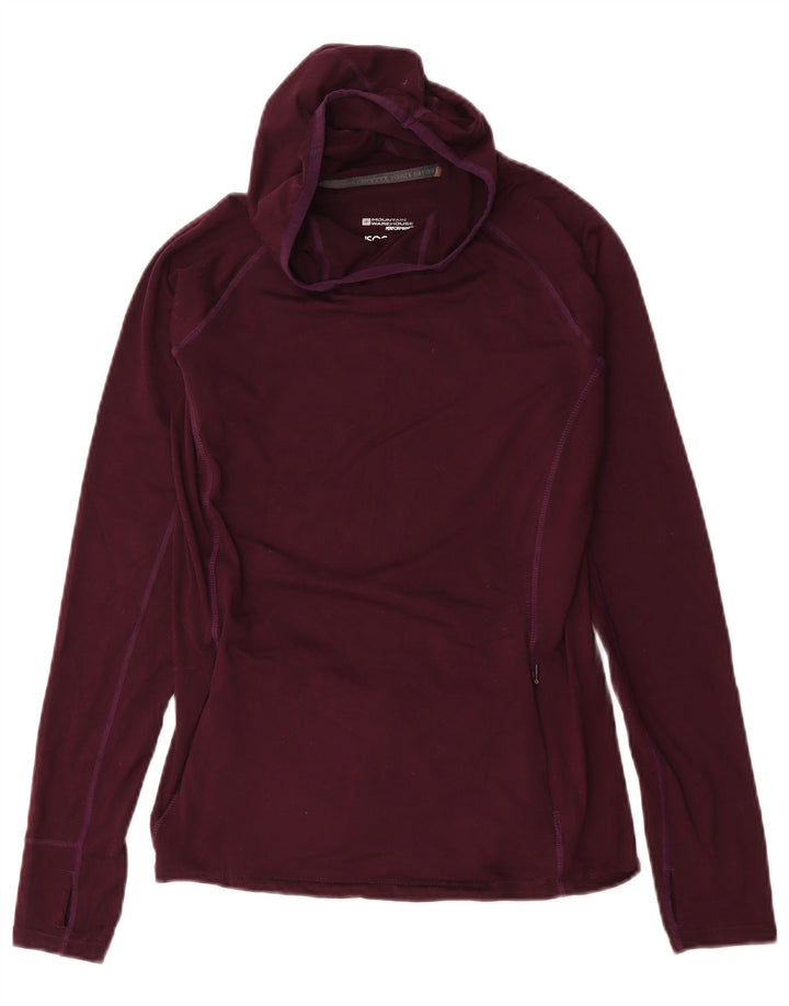 Mountain Warehouse Feminino IsoCool Top Manga Longa Reino Unido 12 Médio Borgonha