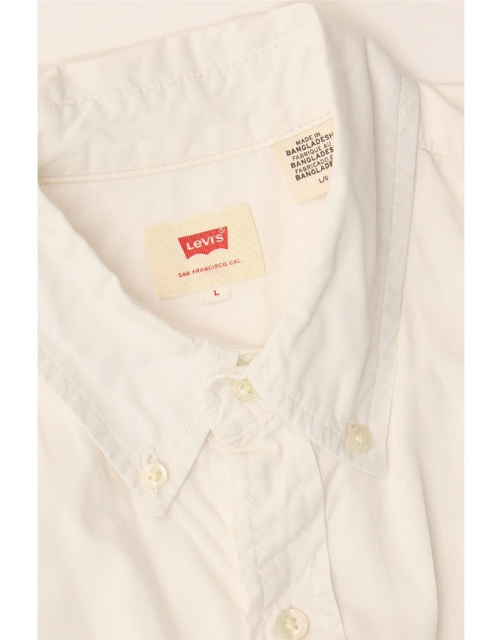 Camisa masculina Zara grande branca