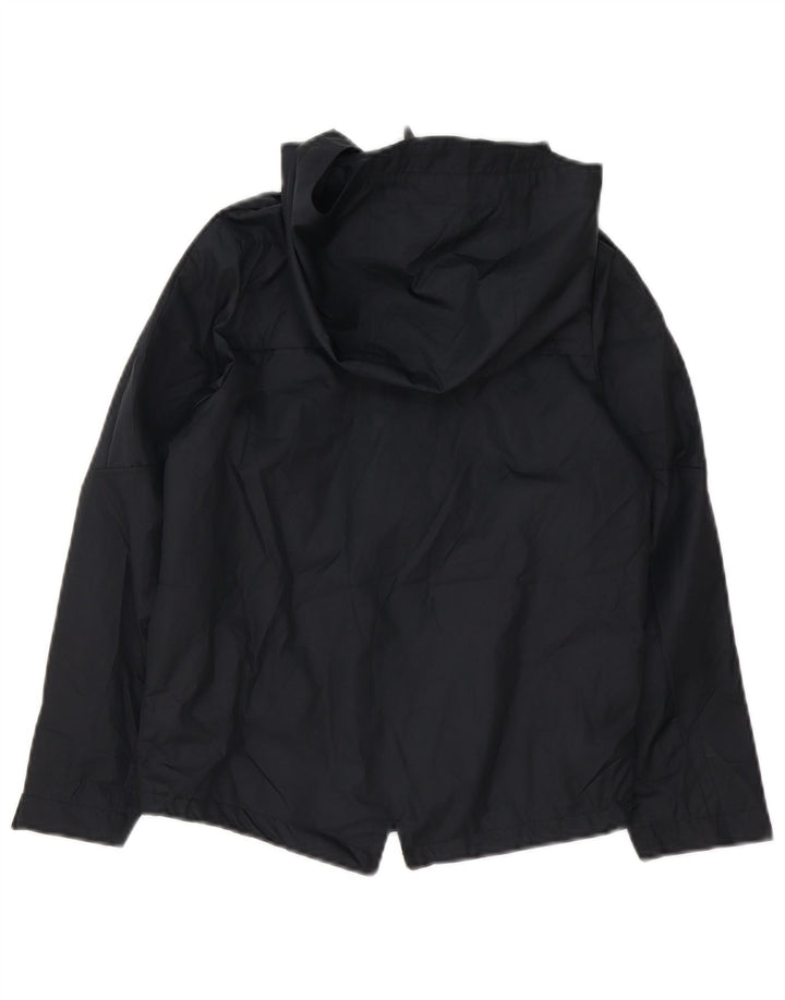 Jaqueta de chuva com capuz NIKE Boys Dri Fit Graphic 8-9 anos pequena preta