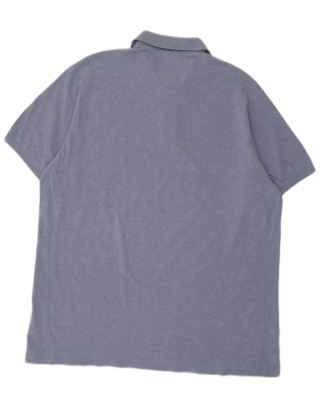 Camisa polo masculina Lacoste tamanho 7 2XL algodão azul