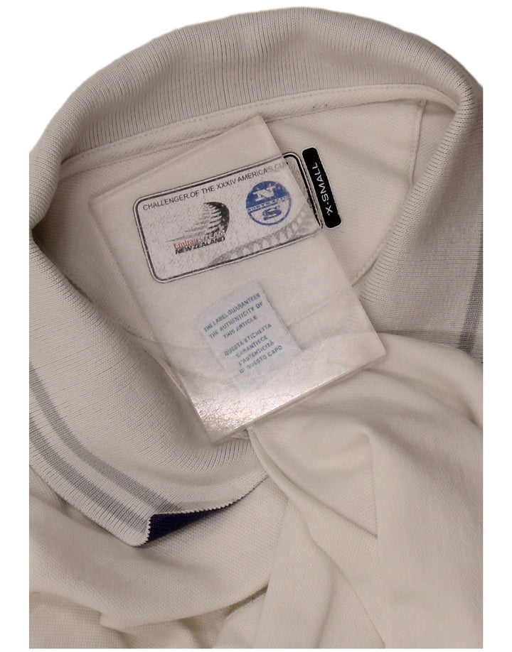 Camisa polo feminina NORTH SAILS New Zealand Graphic UK 6 XS branca