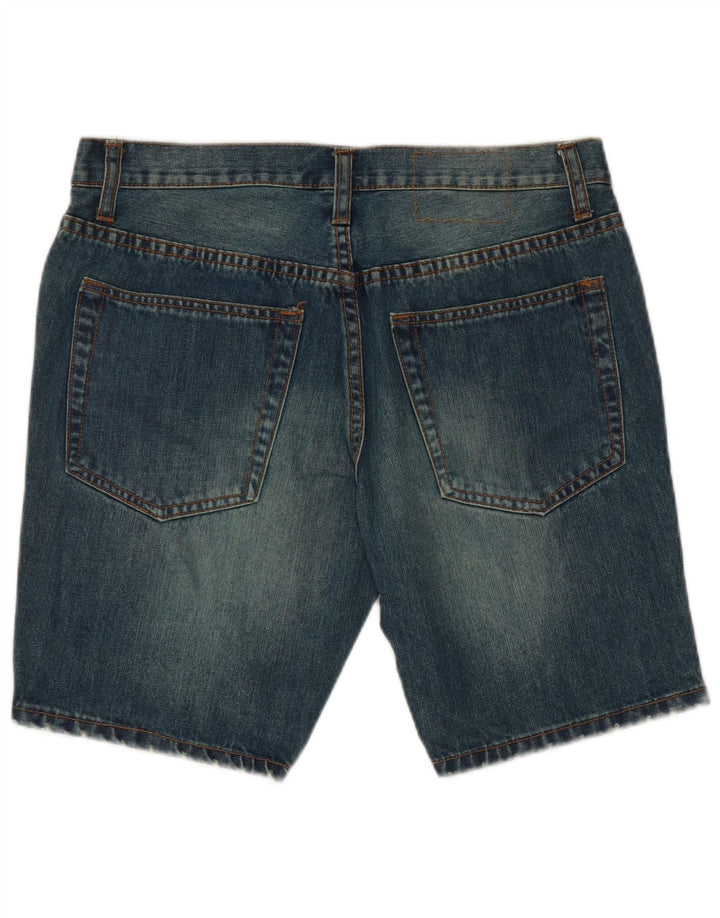 Shorts jeans masculino CHEAP MONDAY W30 algodão azul médio