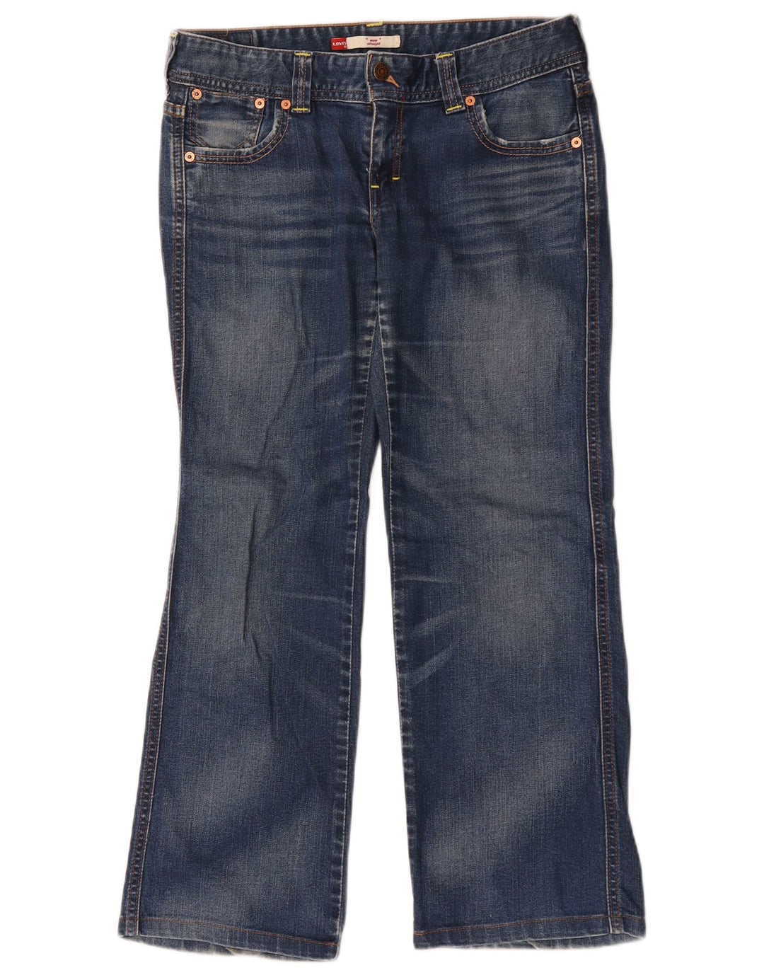 Jeans feminino Levi's Eve Straight W34 L27 Azul