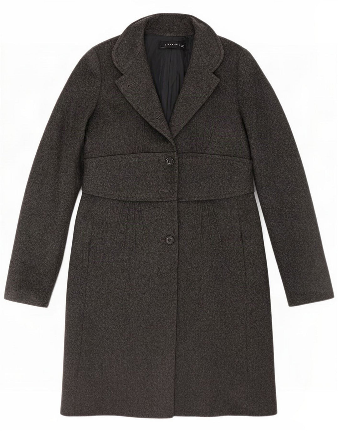 Zara Womens Trench Coat UK 10 Small Grey