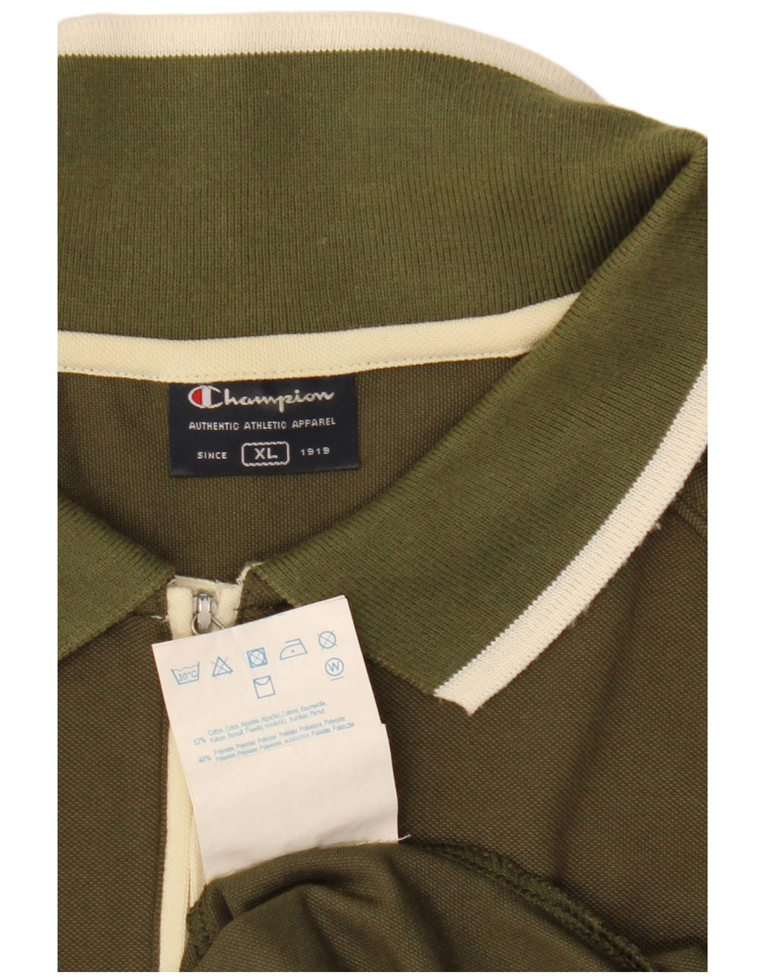 Camisa polo masculina Champion XL caqui algodão