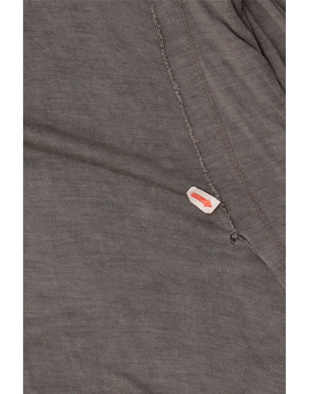 Diesel Top Feminino Manga Longa UK 10 Pequeno Cinza