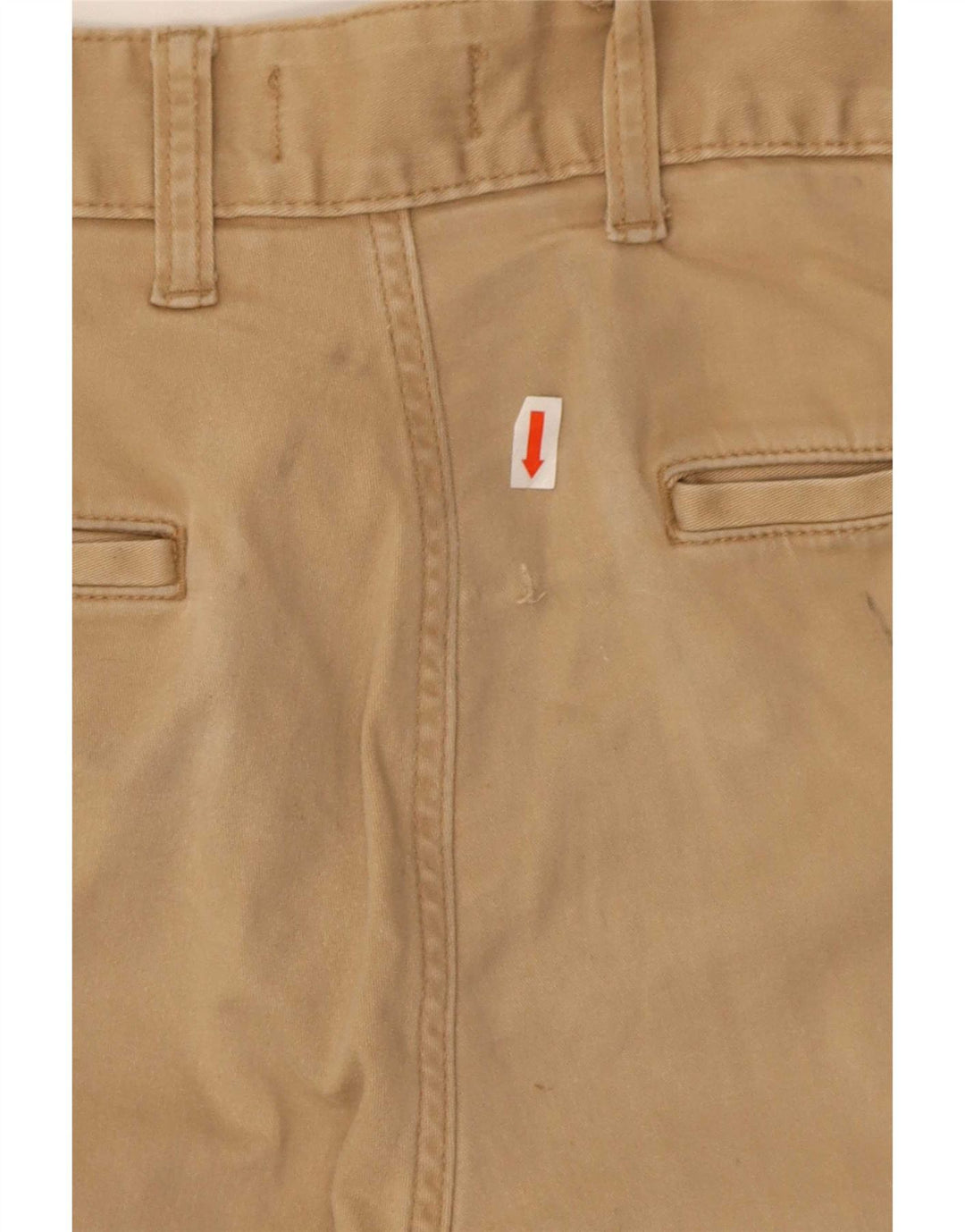 Shorts Chino Masculino Tommy Hilfiger W33 Algodão Bege Médio