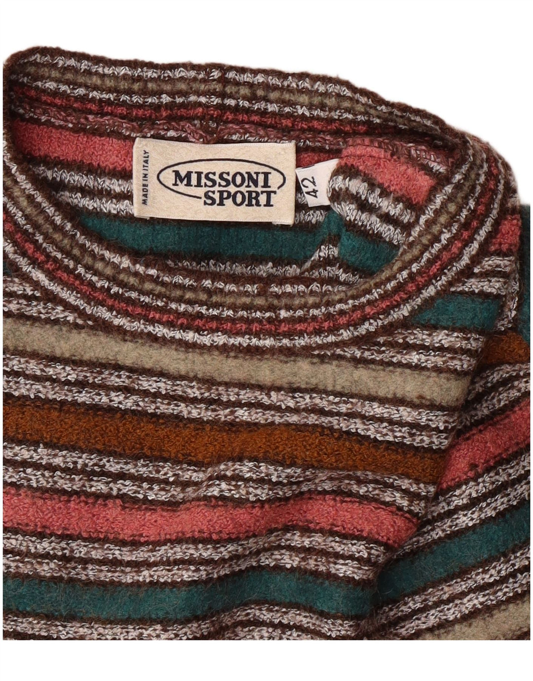 Vestido feminino MISSONI SPORT IT 42 médio listrado multicolorido