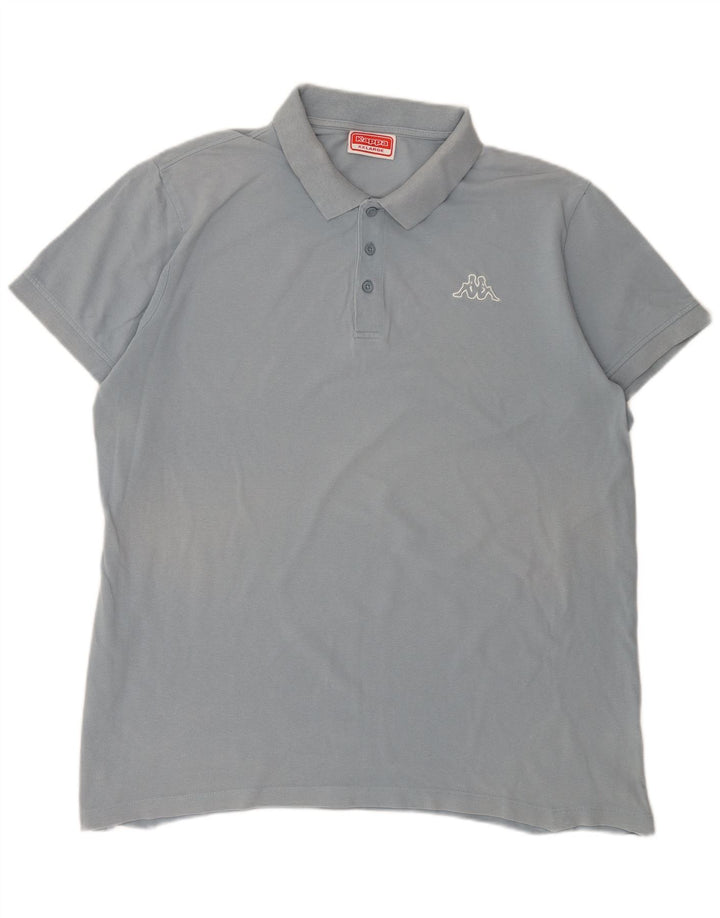 Camisa polo masculina Kappa 2XL algodão azul