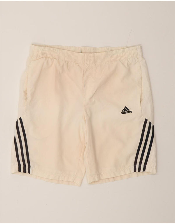Adidas Mens Clima 365 Sport Shorts Pequeno Off White Poliéster