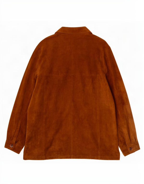 Jaqueta feminina vintage de camurça IT 50 XL couro bege