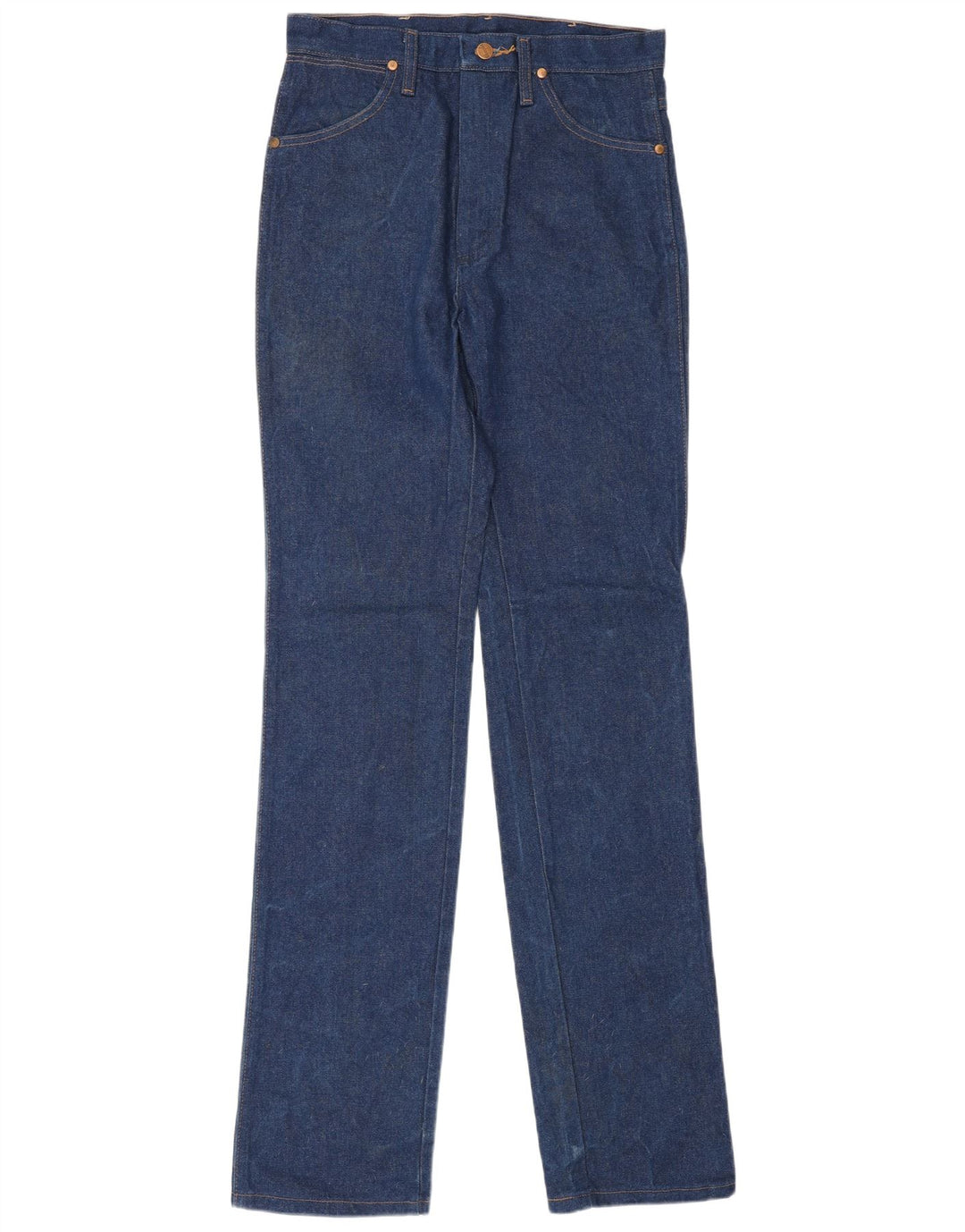 Jeans Wrangler feminino reto W30 L36 algodão azul
