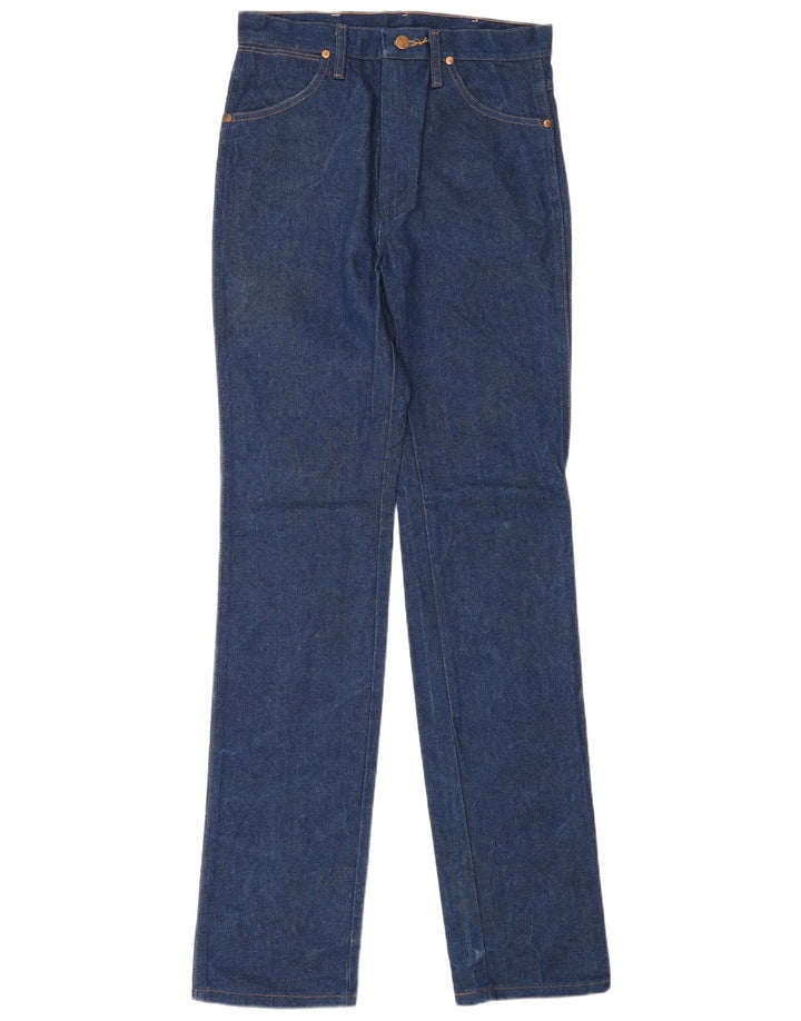 Jeans Wrangler feminino reto W30 L36 algodão azul