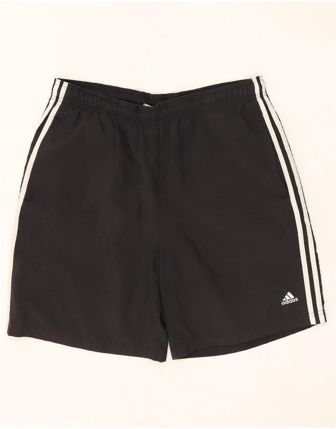 Shorts esportivos masculinos ADIDAS grandes pretos