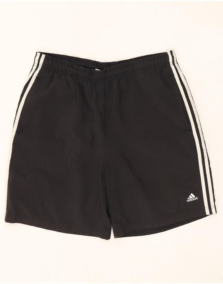 Shorts esportivos masculinos ADIDAS grandes pretos