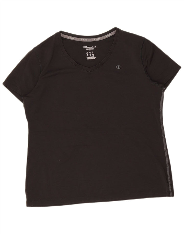 Camiseta feminina CHAMPION UK 16 grande preta
