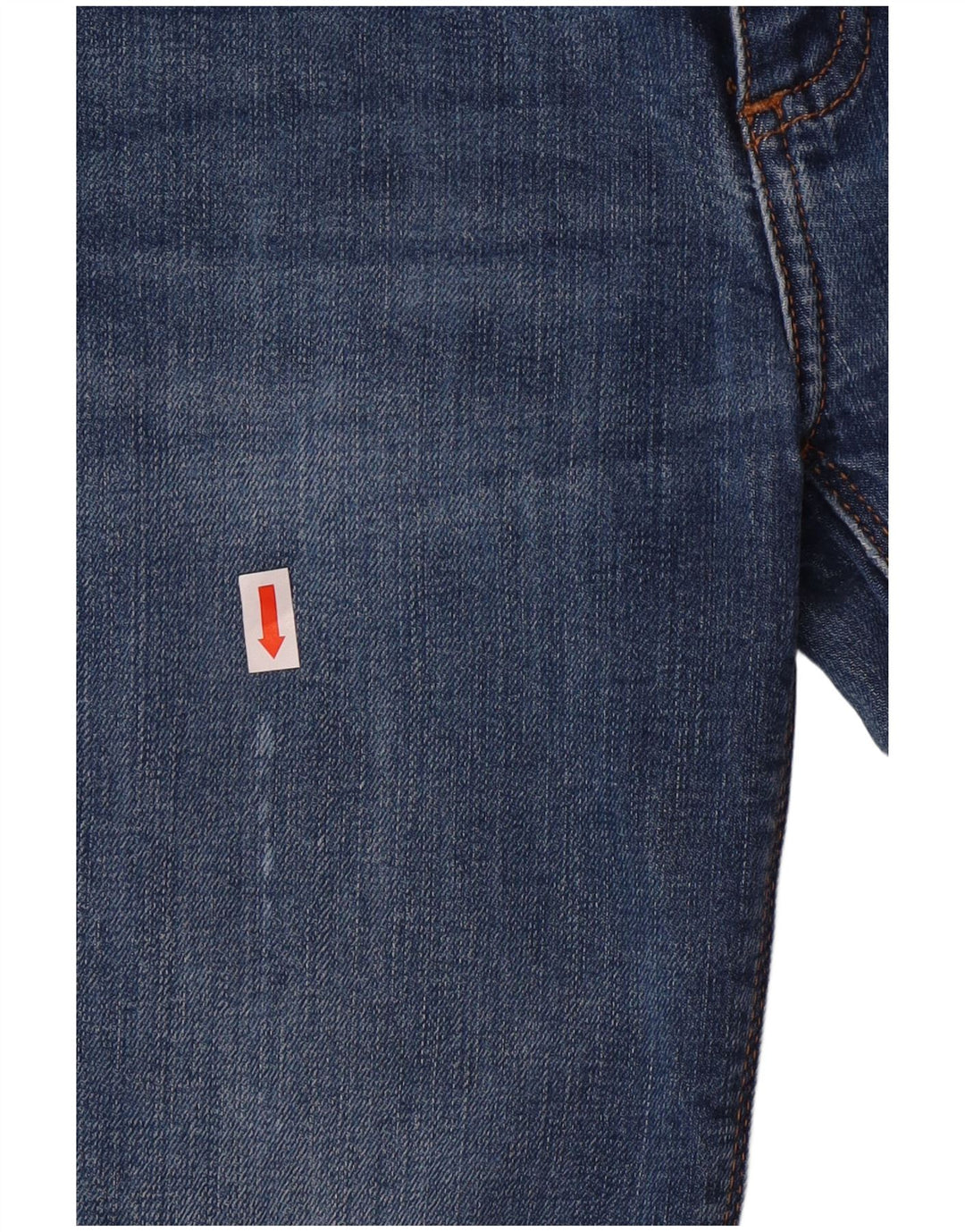 TOMMY HILFIGER Meninas Jeans Skinny 7-8 Anos W24 L23 Azul Algodão