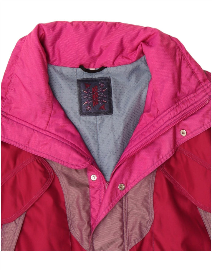 Jaqueta de esqui masculina VINTAGE UK 44 2XL vermelho colorblock