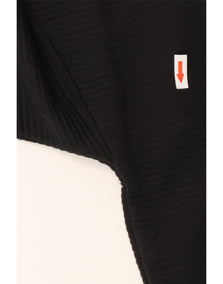 Suéter Adidas Boys Zip com capuz 13-14 anos preto poliéster