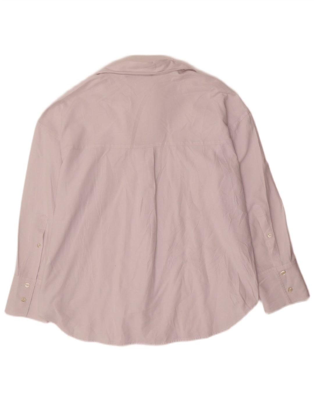Camisa oversized feminina Zara UK 6 XS algodão branco