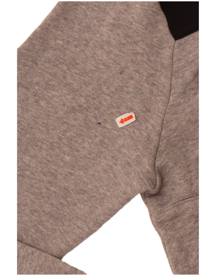 Reebok Mens Classic Graphic Moletom Jumper Médio Cinza Colorblock