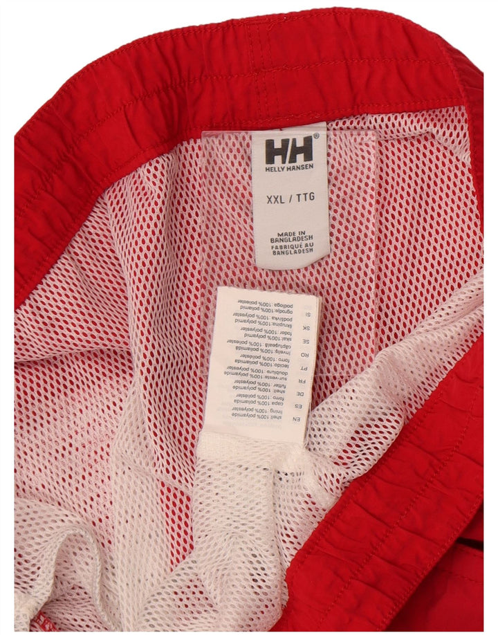 Shorts de natação masculino Helly Hansen 2XL poliamida vermelha