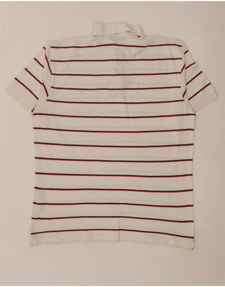Camisa polo masculina GANT XL listrada branca