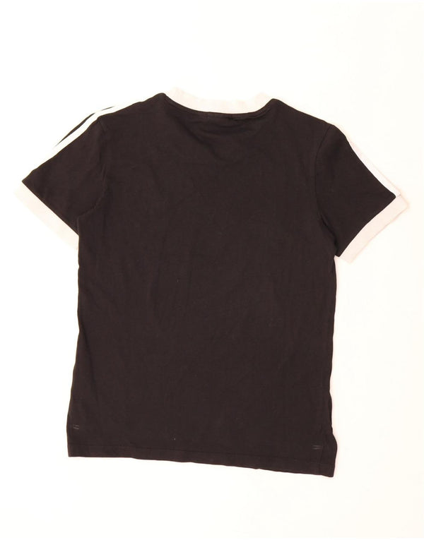Camiseta Adidas Feminina Top UK 8 Pequena Algodão Preto