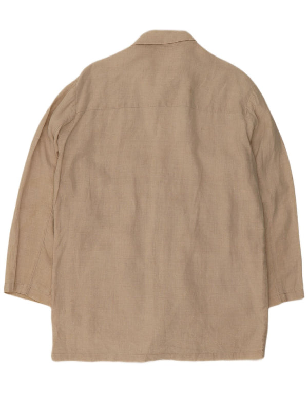 Sobretudo masculino Zara UK 40 grande bege