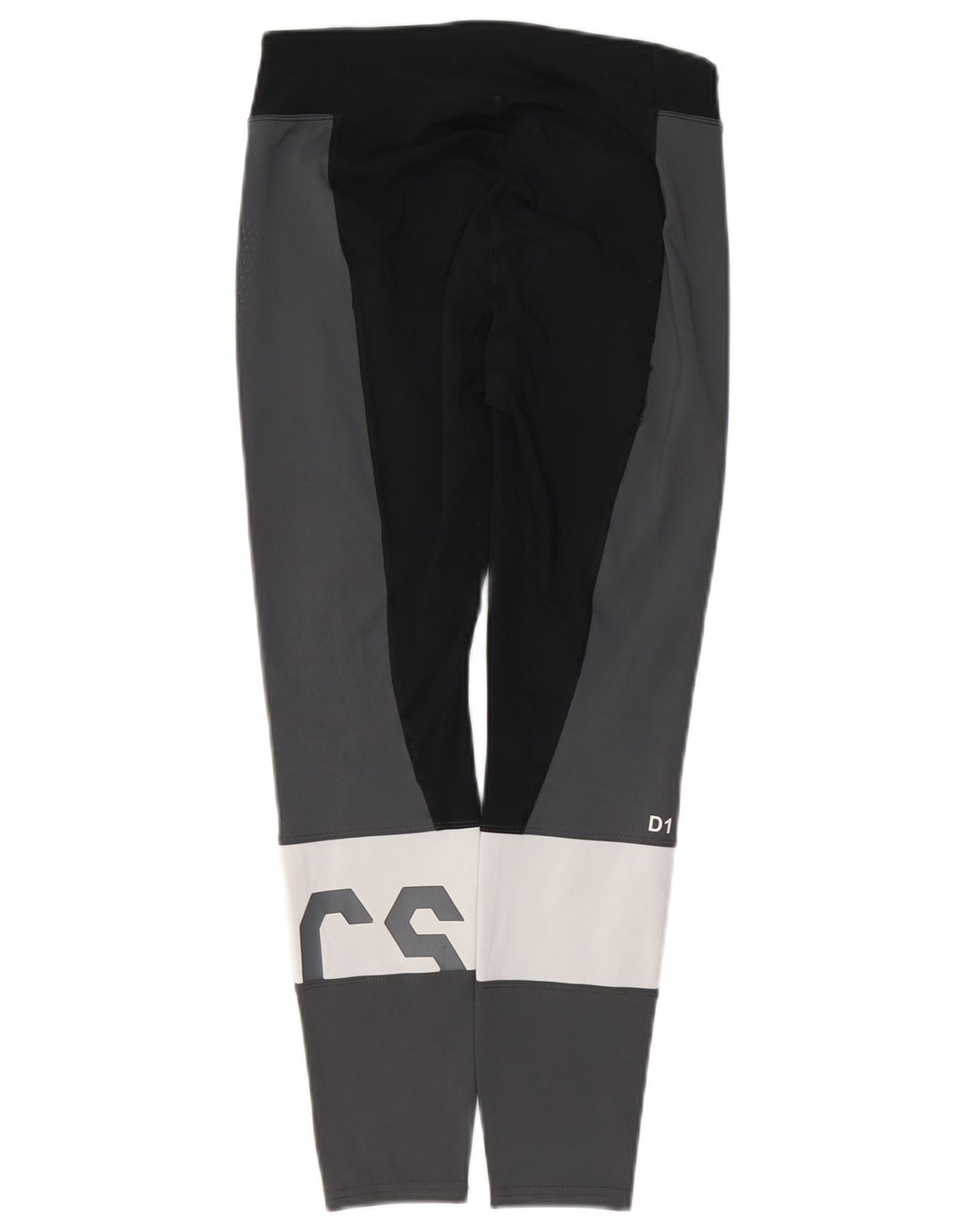 Leggings Gráficas Femininas ASICS UK 10 Small Grey Colourblock