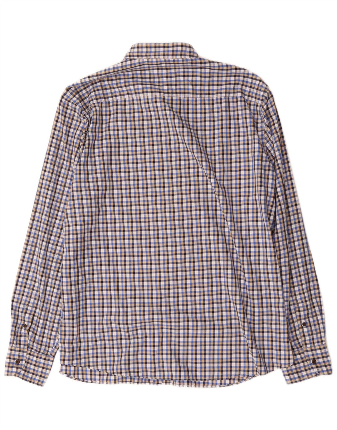 Camisa masculina Massimo Dutti 2XL xadrez azul