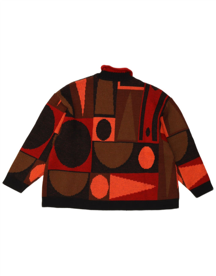 Suéter feminino Ernestina Cerini com gola redonda IT 42 médio multicolorido