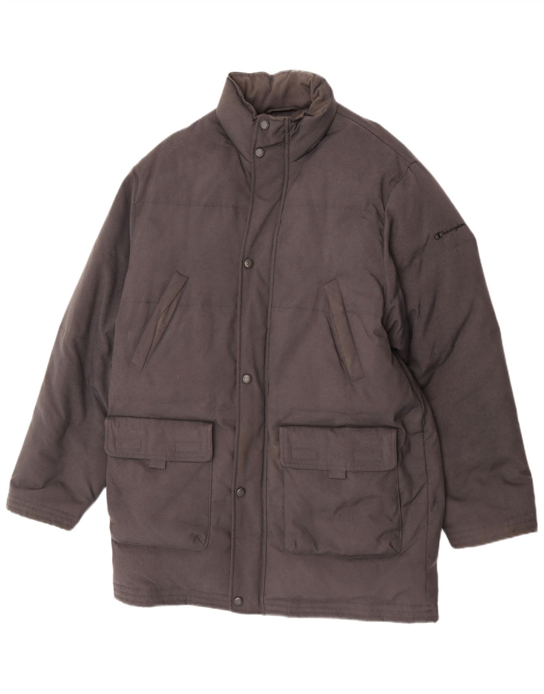 Casaco acolchoado masculino Champion UK 38 médio preto nylon