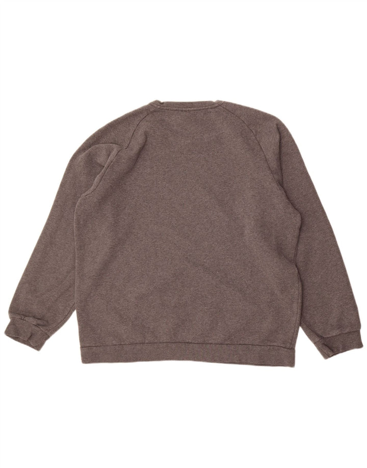 Adidas Mens Moletom Jumper XL Cinza Algodão
