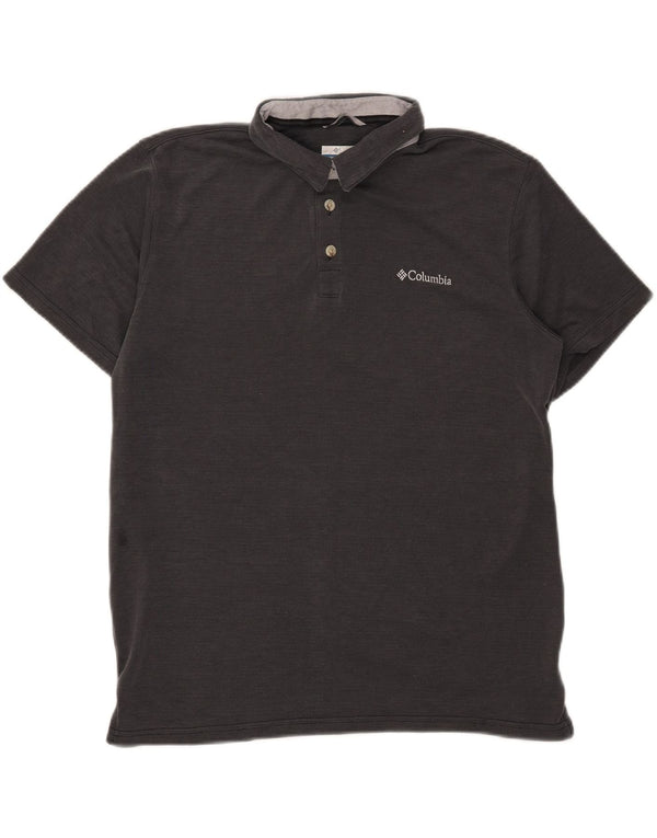 Camisa polo masculina Columbia grande cinza modal