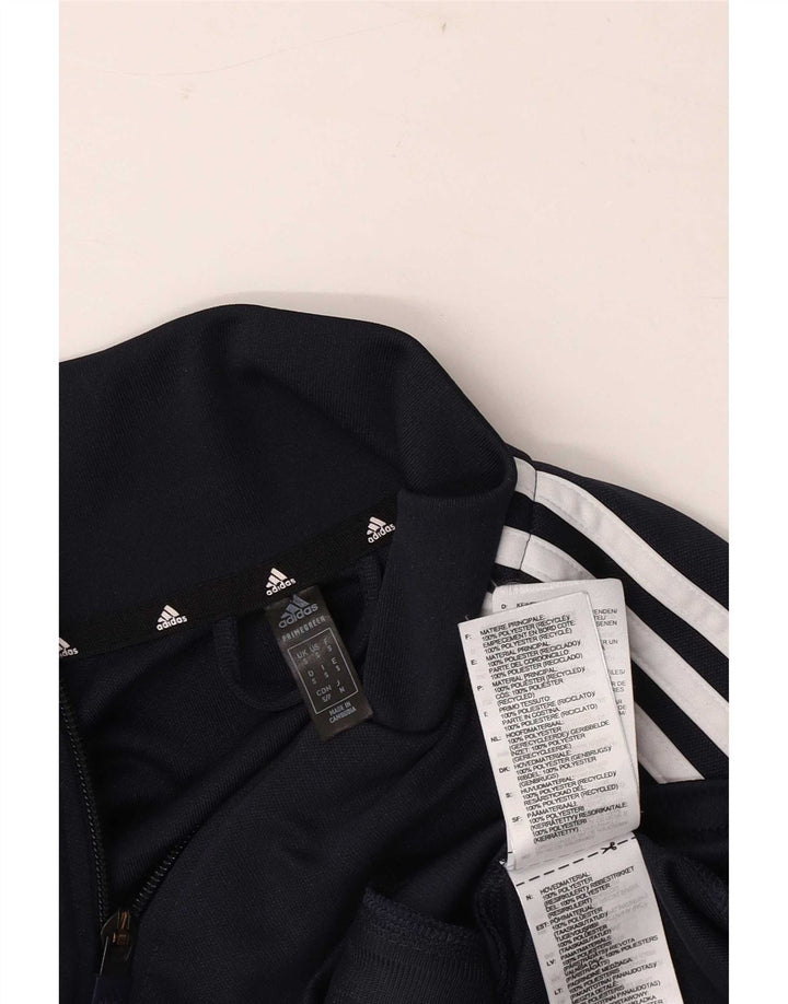 Adidas Mens Aeroready Tracksuit Top Jacket Pequeno Poliéster Azul Marinho