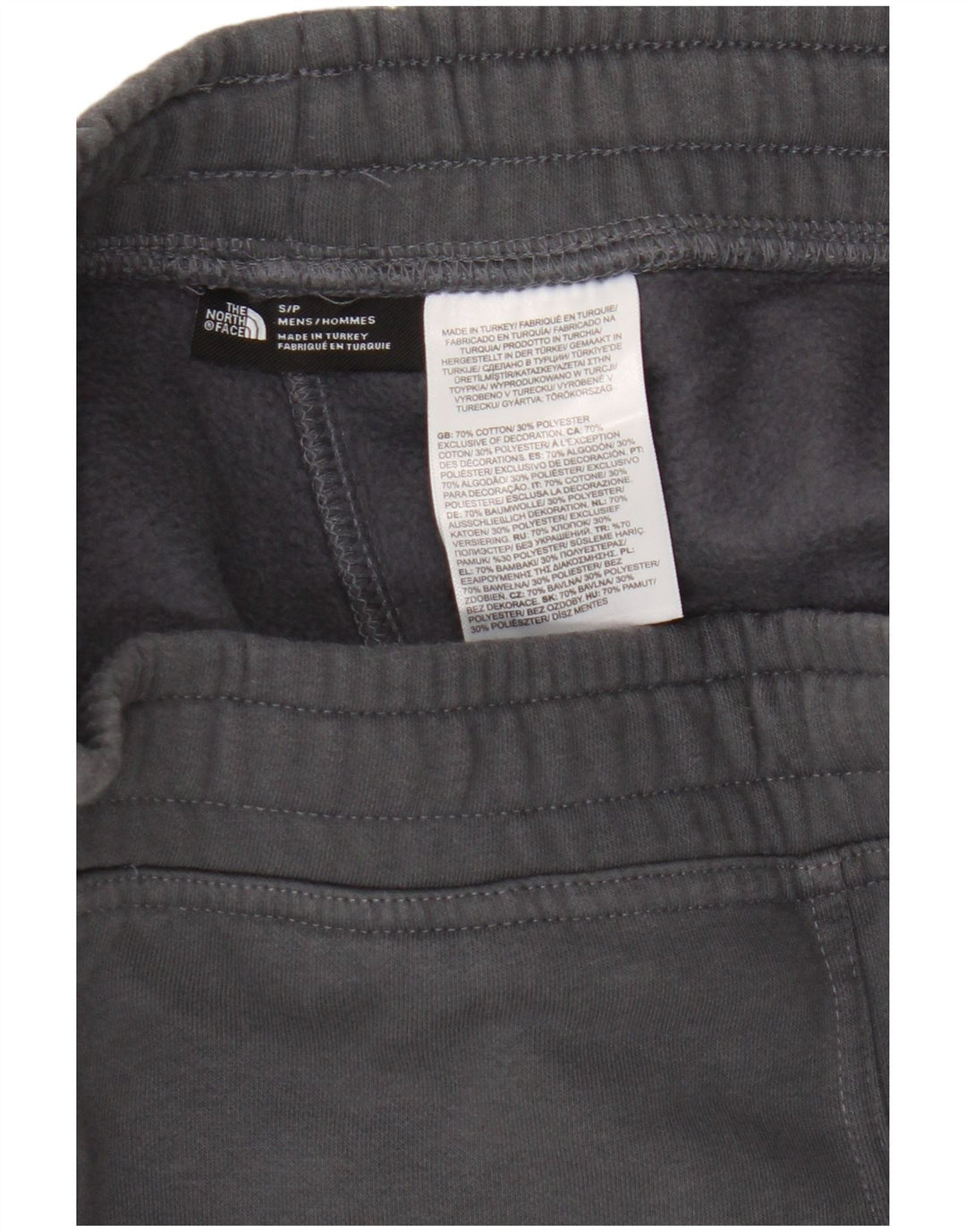 The North Face Mens Calças de treino Joggers Pequeno Algodão Cinza