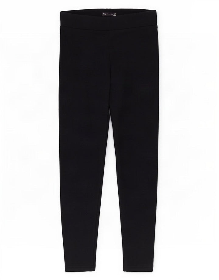 Leggings femininas Marks & Spencer UK 8 poliéster azul marinho pequeno