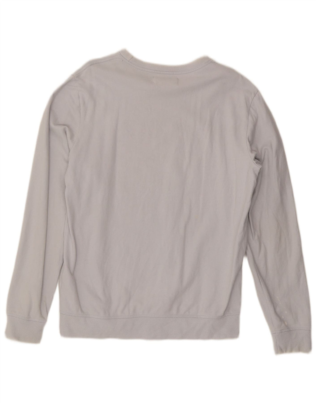 ALL SAINTS moletom masculino jumper pequeno azul algodão