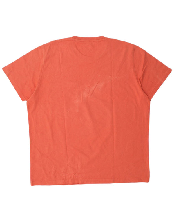Camiseta masculina Lee Regular Fit Top 2XL Algodão Laranja