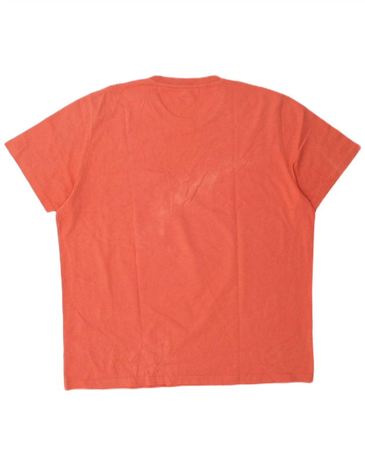 Camiseta masculina Lee Regular Fit Top 2XL Algodão Laranja